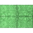thumbnail image 1 of Ahgly Company Indoor Rectangle Oriental Emerald Green Traditional Area Rugs, 7' x 9', 1 of 4