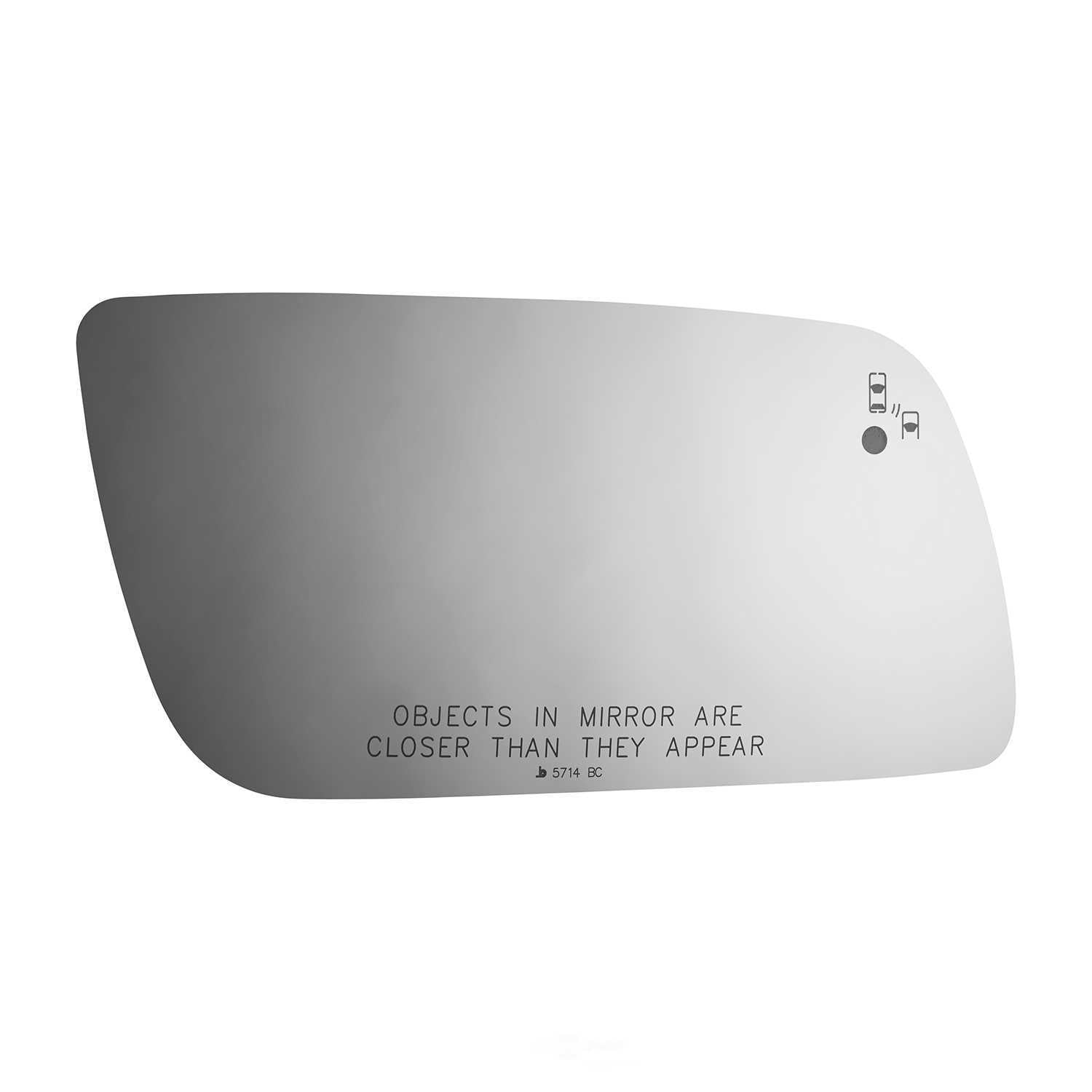 Burco Side View Mirror Replacement Glass - Clear Glass - 5714BC