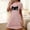 Pink, variant on Pajamas for Women Nightgown Lightweight Pajamas for Women Women's Oversized Short Nightgown Fashion Chest Print Short Sleeve Nightdress