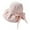 ZA Pink, variant on Hfolob Sun Hats For Women Summer Sun Hat With Classics Solid Color Male Beach Suitable Breathable