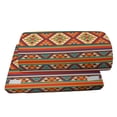 thumbnail image 4 of Colorful Foot Rest, Mosaic Inspired Horizontal Lines with Graphic Design, Non-Slip Backing Adjustable Ergonomic Memory Foam Leg Support for Office, Multicolor, by Ambesonne, 4 of 5