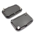 thumbnail image 4 of 1 Par de Cubiertas de Bomba de de Motocicleta con Tornillos de 4 Piezas para FLH Glide 2008 2017 Negro 1, 4 of 6