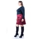 thumbnail image 2 of Falda corta de gamuza Roman Fashion Tallas Extras 3073 Vino 36, 2 of 6