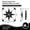 thumbnail image 2 of DEWOO 12''x12'' Peel and Stick Kitchen Backsplash Tiles Floral Cute Contact Paper Vintage Village Country Cottage Wallpaper Farmhouse Renter Friendly Geometry Heat & Water Resistant Kitchen Bedroom, 2 of 7
