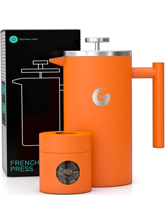 French Press in Coffee Shop