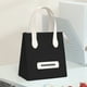 thumbnail image 5 of Bolsa térmica para almuerzo de gran capacidad, impermeable y resistente al agua | Lonchera térmica de poliéster con correa extensible para oficina, trabajo, escuela y viajes | Beige, azul, ver, 5 of 5