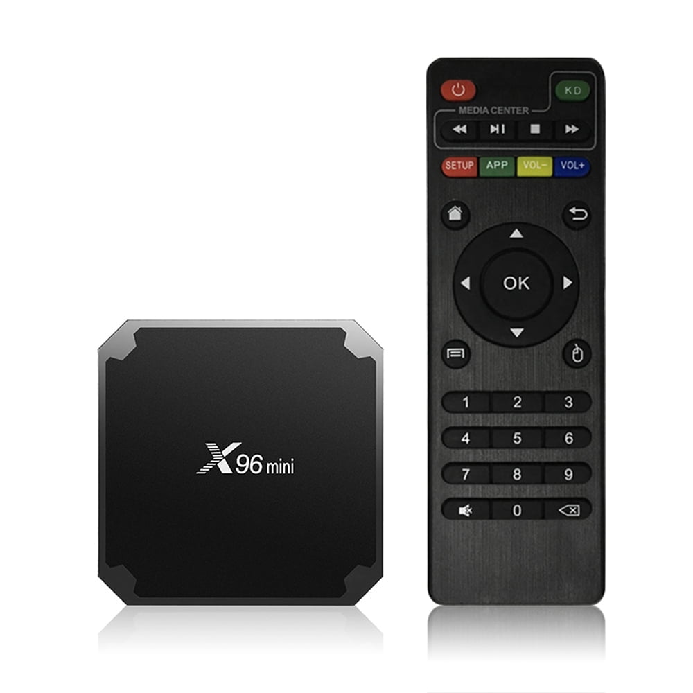 X96 mini Smart Android TV Box Quad Core H.265 VP9 HDR10 Mini PC 1GB / 8GB DLNA WiFi LAN HD Media