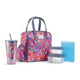 thumbnail image 1 of Fit & Fresh 2950ETVSC3031 Artist Collection Deluxe Lunch Kit, Multi Color Abstract, 1 of 4
