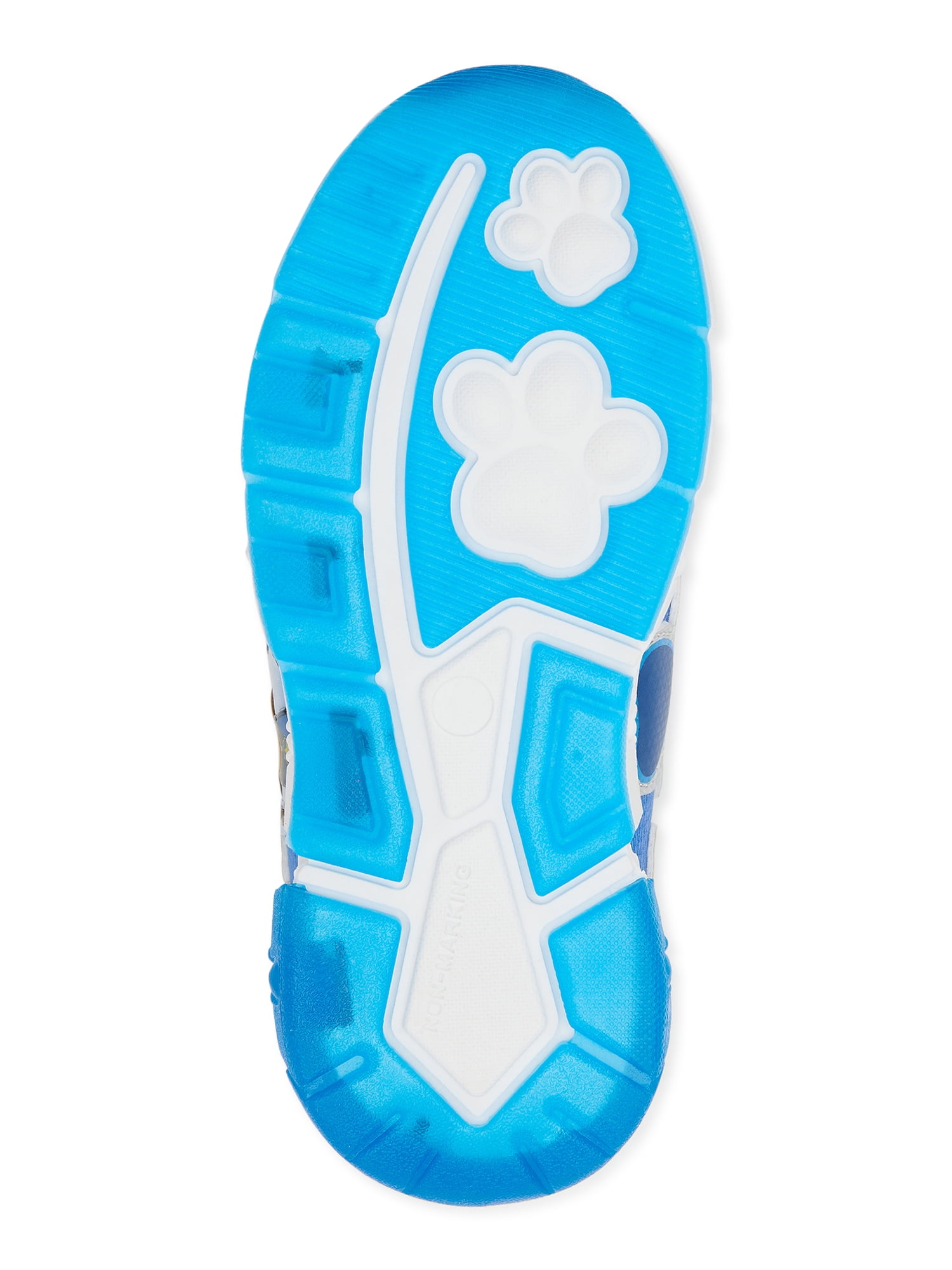 Licensed Paw Patrol Toddler Boys' Lighted Strap Sneakers, Blue, Size 5