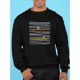 thumbnail image 2 of Surfing Spot Sweatshirt Men -Image by Shutterstock, Male 3X-Large, 2 of 4