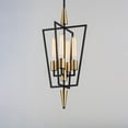 thumbnail image 4 of Maxim Wings 4-Light Pendant - Black / Satin Brass - 11654BKSBR, 4 of 5