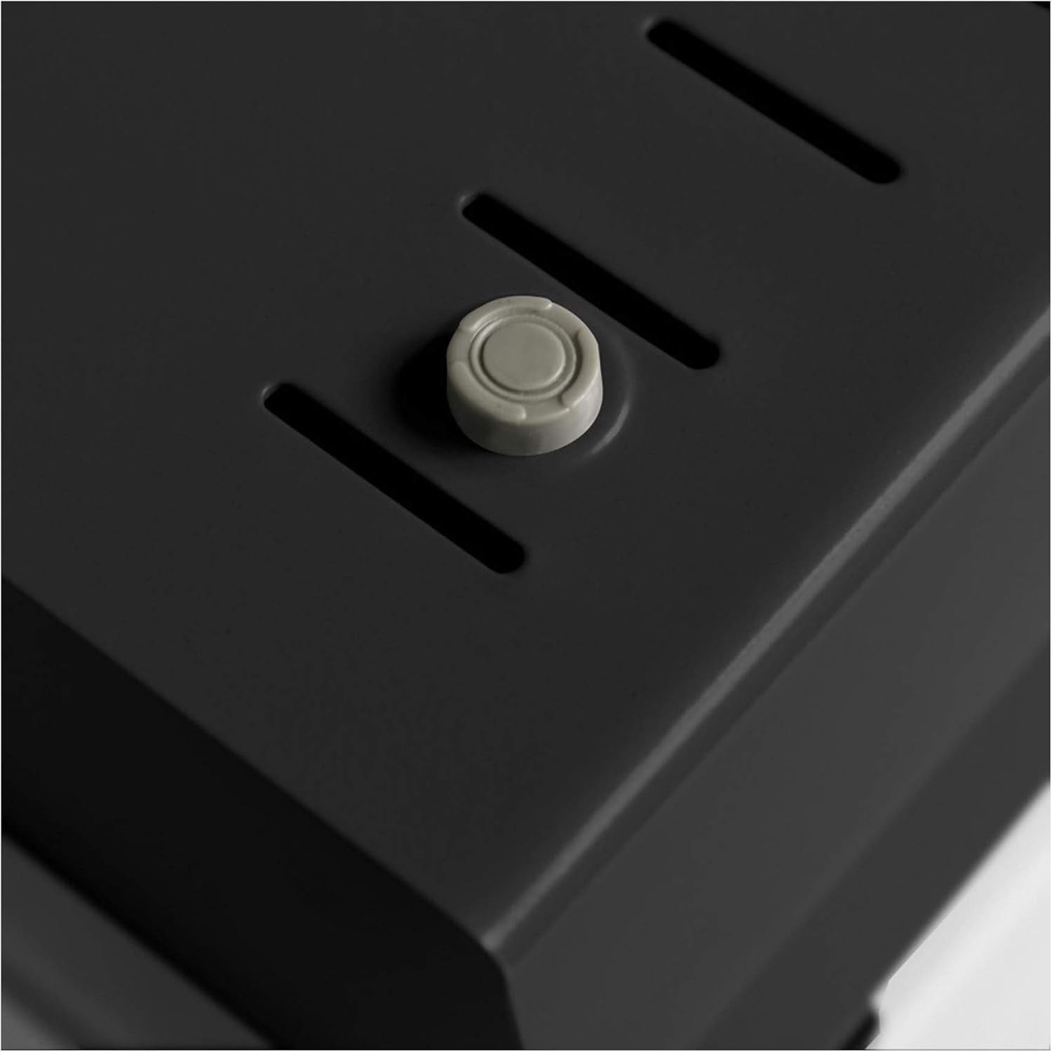 Acrimet 5 X 8 Card File Holder Organizer Box Metal Base Heavy Duty (AZ Index Cards and Divider Included) (Black Color with Clear Crystal Plastic Lid Cover)