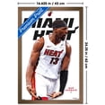 thumbnail image 3 of NBA Miami Heat - Bam Adebayo Feature Series 25 Wall Poster, 14.725" x 22.375" Framed, 3 of 5