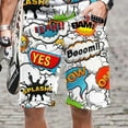 3D Print Personalized Pattern Series Men Beach Shorts Swimming Shorts