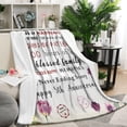 thumbnail image 2 of Gifts for 5th Anniversary Blanket, 5 Year Wedding Anniversary Couple Gifts for Dad Mom Grandparents-Blanket for Couples, Valentine, Birthday, Soft and Cozy Throw Blanket 60x80 Inch, 2 of 6