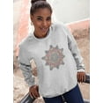 thumbnail image 2 of Round Gradient Sweatshirt Women -Image by Shutterstock, Female 3X-Large, 2 of 4