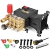 Munirater 4 GPM 4400 PSI Horizontal Pressure Washer Pump - 1" Shaft 9-15 HP