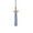 Black / Blue / White, variant on Kindergarten Graduation Tassel - 2019 - Gold Charm - 3 Color, Blue / Gold / White