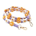 thumbnail image 2 of Flower Woven Phone Strap Lanyard Crossbody Shoulder Strap for Women Keychain Style B, 2 of 10