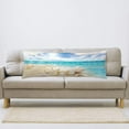 thumbnail image 4 of Beach Body Pillow Cover Summer Starfish Seashell on Beach Nautical Long Pillow Case with Zipper Decorative Bedding Pillowcase Coastal Pillow Covers Soft Cushion Pillow Case for Bedroom,Couch,20"x54", 4 of 5
