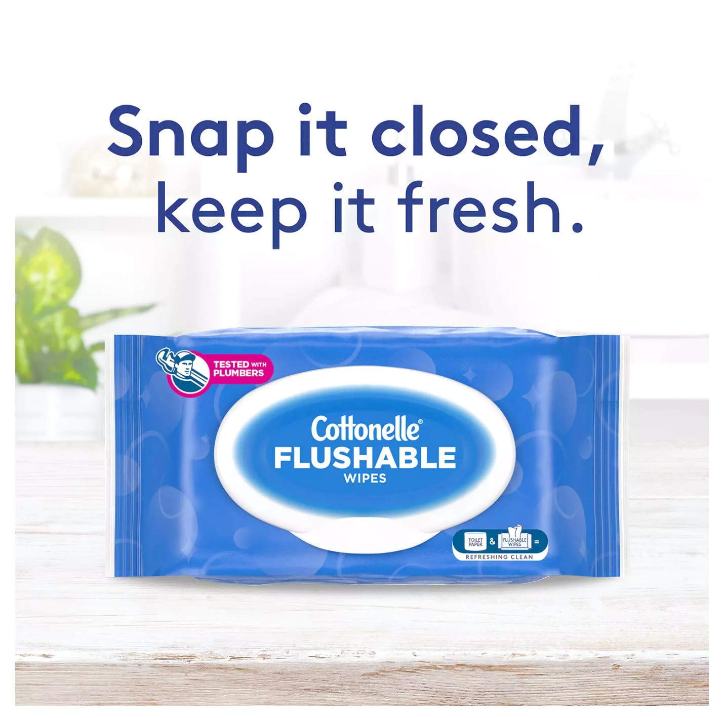 Cottonelle Fresh Care Flushable Wipes, One Size 504 Ct.