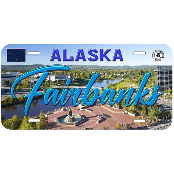 Fairbanks AK TAG04 Novelty Car Auto License Plate