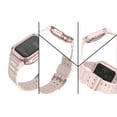 thumbnail image 4 of Sport Case with Strap for Apple Watch SE 6 7 41 mm 45mm 40mm 44mm 42mm 38mm Silicone Soft Bracelet Accessories cover Band for iWatch series 5 4 3 2 1 - White Rose Gold, 4 of 10