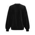 thumbnail image 6 of jiaxiM Sweatshirt for Women Terry Cloth V Neck Button Down Cardigan Long Sleeve Sweatshirt Jacket Dual Side Pockets Casual Loungewear Transitional Layering Top Spring Fall Daily Outfit, 6 of 6