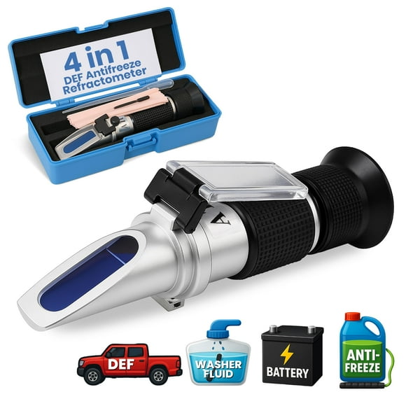 Refractómetro PUREFIZ 4 en 1 para etilenglicol y etileno