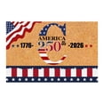 thumbnail image 1 of SIfdSeng Custom Last Name Doormat for 4th of July Patriotic Front Door Welcome Mat with and Design, 1 of 8