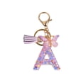 thumbnail image 4 of 2 Llaveros De Resina Con Adornos Para Niñas Y Mujeres, Regalos, Llavero Con Alfabeto Inglés A 2 piezas, 4 of 8