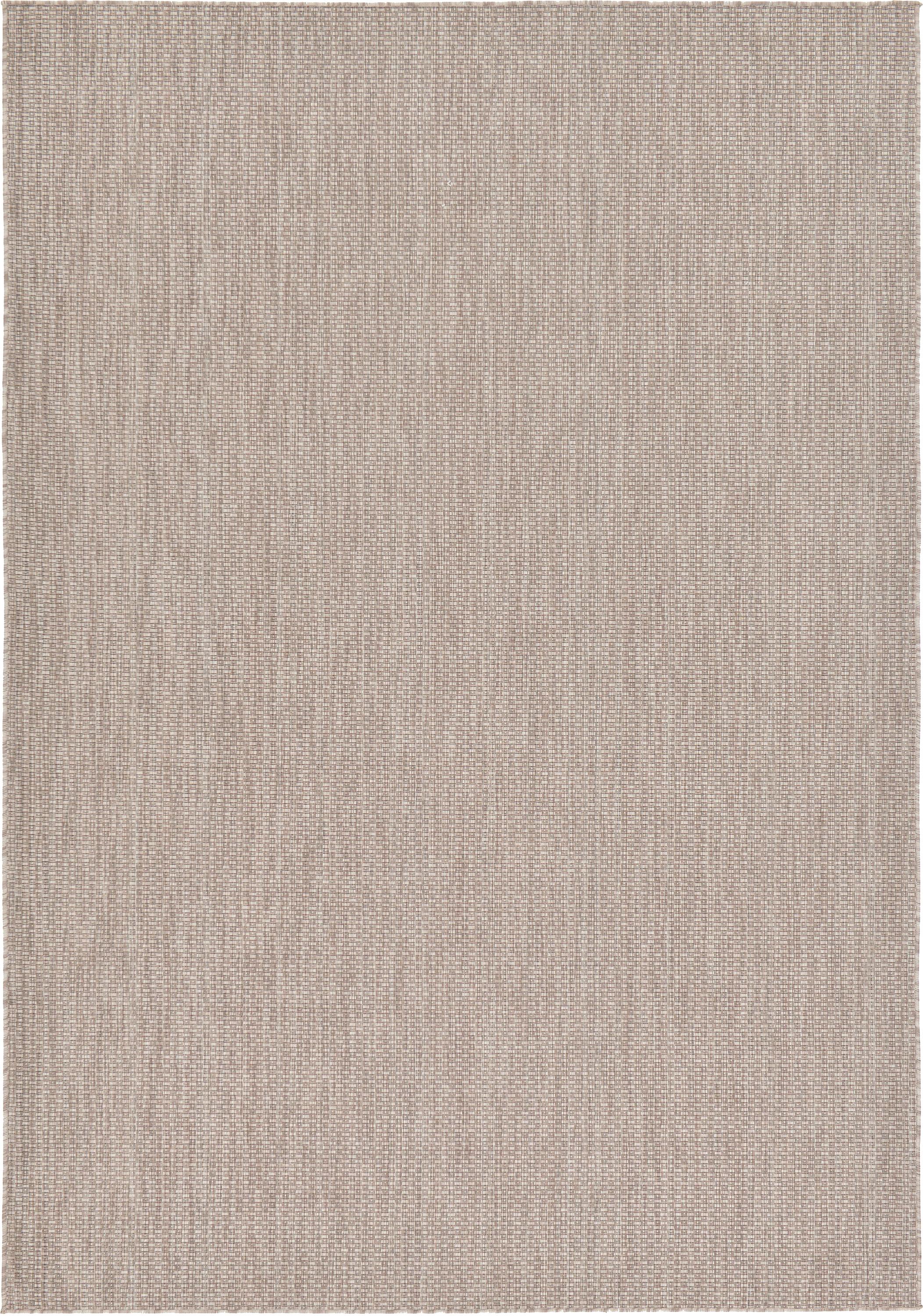 Unique Loom Solid Outdoor Contemporary Distressed Area Rug or Runner
