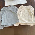 thumbnail image 4 of Conjunto de blusa Floral para niña de 2 a 7 años, camisola Floral + traje de camiseta lisa, camisa de manga larga para niño, Top Base, 4 of 6