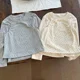 thumbnail image 4 of Conjunto de blusa Floral para niña de 2 a 7 años, camisola Floral + traje de camiseta lisa, camisa de manga larga para niño, Top Base, 4 of 6