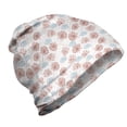thumbnail image 1 of Nature Unisex Beanie, Rustic Floral Botanical Art, Hiking Outdoors, Pale Rust White and Blue, by Ambesonne, 1 of 1