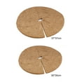 thumbnail image 6 of BELUPAI 1Pcs Coir Fiber Liner Flower Pot Mat Tree Disc Plant Cover Needle Pad For Garden Outdoor 37*37Cm Weed Control Coconut Fibers, 6 of 9
