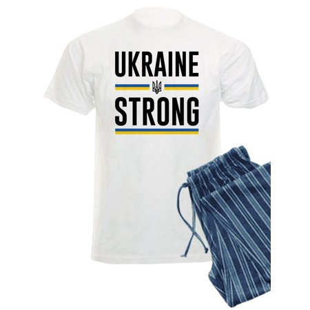 

CafePress - Ukraine Strong - Men s Light Pajamas