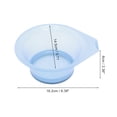 thumbnail image 2 of Unique Bargains 1 Set Portable Hair Dye Color Bowl Kit for Bathroom Vanities Blue Plastic, 2 of 5