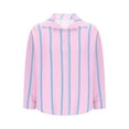 thumbnail image 5 of FNFYFH Button Down Shirts for Women Long Sleeve Striped Collared Shirt Office Work Blouses Casual Trendy Dressy Tops, 5 of 5
