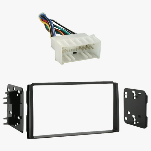 Fits Kia Spectra 2007-2009 Metra Double DIN Dash Kit with Harmony Radio Harness