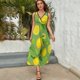 thumbnail image 5 of Vestido Largo Sin Mangas Para Mujer, Delicious Lemon Traje Informal Para Cumpleaños, Verano, 5 of 5