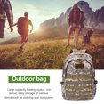 thumbnail image 3 of Mochila de camuflaje Mochila de camping de gran capacidad Correa de hombro de esponja gruesa, 3 of 7