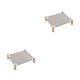 thumbnail image 3 of Greeniant Cama para perros de tela de transpirable - A prueba de humedad para descansar Cama para mascotas desmontable y lavable Type4 NO4, 3 of 6