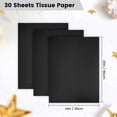 thumbnail image 3 of Hlonon Black Tissue Paper - 30 Sheets, 14 x 20 Inch, Gift Wrapping, DIY Crafts, Wedding, Birthday, Christmas, 3 of 5