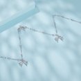 thumbnail image 5 of Bowknot Pendant Necklace - 925 Silver Adjustable Chain Delicate Pendant Jewelry for Women, 5 of 6