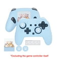 thumbnail image 1 of Soft Silicone Protective Cover Skin Set for Nintendo Switch Pro Controller, Anti-Slip, Cute Cat Paw Prints, Rocker Cap Included, Gaming Accessories, 1 of 8