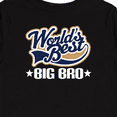 thumbnail image 4 of Inktastic Worlds Best Big Bro Gift for Brother Boys Long Sleeve Toddler T-Shirt, 4 of 5