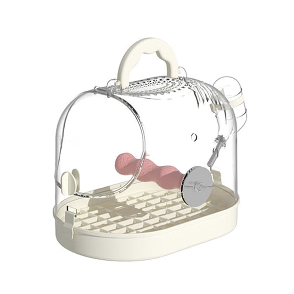 PatungKu Indoor Outdoor Birdcage with Waterer Use Easy Observation Bird Carriers Box