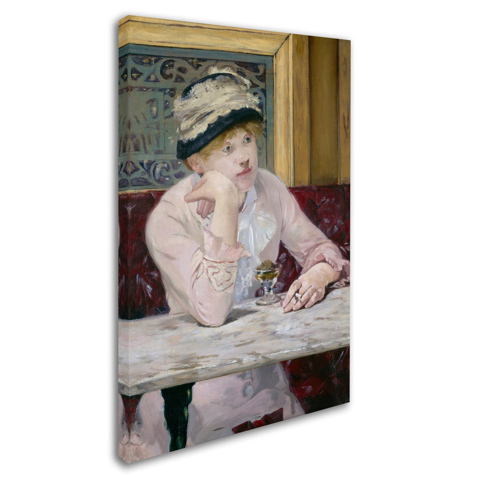 Trademark Fine Art "Plum Brandy" 1877 Canvas Art by Edouard Manet