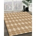 thumbnail image 3 of Ahgly Company Tapis Rond Lavable en Machine Intérieur Transitionnel Kaki Or, 3 Pieds Rond, 3 of 7